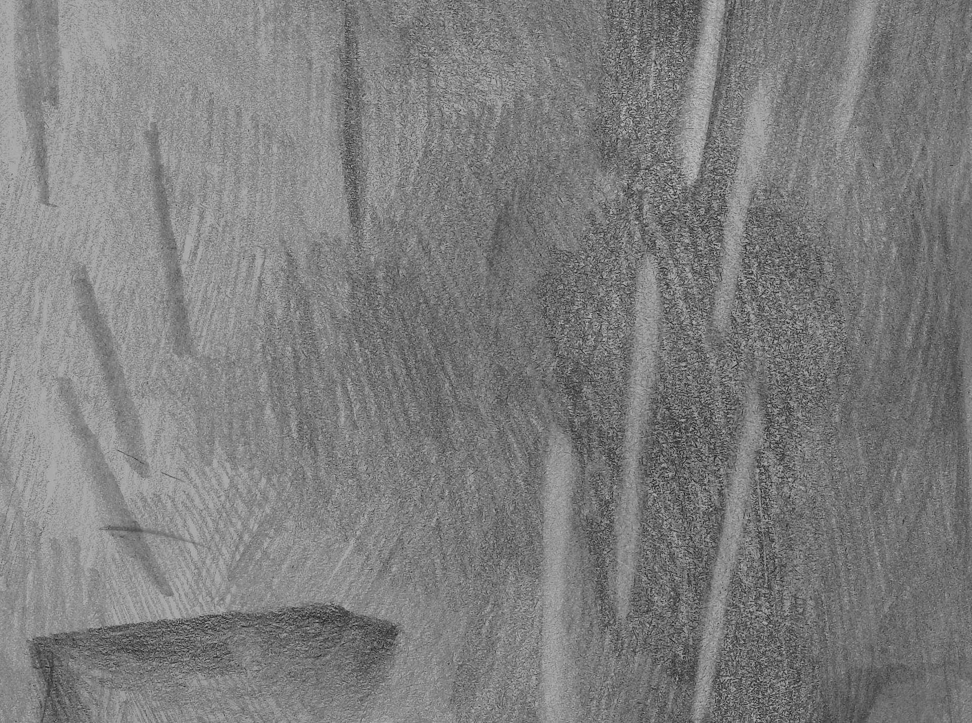 La couverture du livre restrospectif des 10 ans d'Escale sorti en juin 2023. Le visuel un dessin minimaliste, gris faites au crayon à papier.